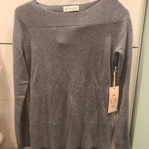 Cashmere grey sweater brand new